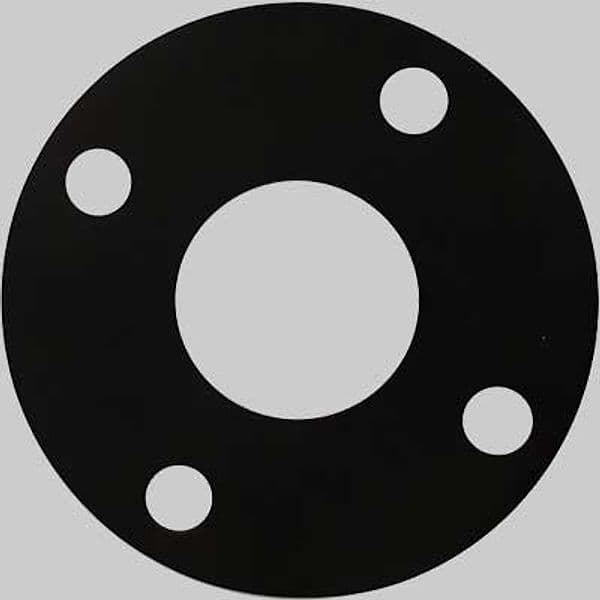 Guarnizione in Gomma per Flange DN 40 4 Fori Made in Italy - 2