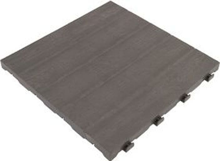 Piastrella Pavimento in Polipropilene 40 x 40 x 2,5 cm E40 Lm Effetto Legno - 2