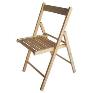 Sedia Pieghevole Legno Pic Nic 42 x 41XH86CM 4 Pezzi - 2