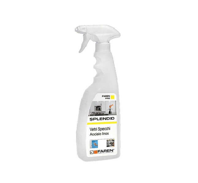 Pulitore Vetri Acciai Splendid Faren 750 Ml - 2