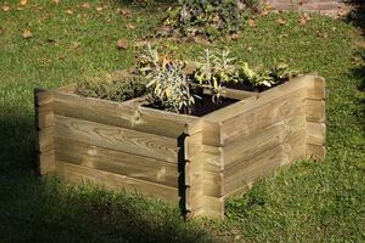 Ortiera in Legno da Appoggio 100 x 100XH42 Cm Alce Srl - 2