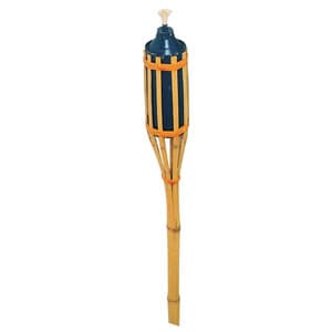 Torcia in Bamboo H 120 cm Serbatoio 0,200 l i Giardini del Re 24 Pezzi - 2