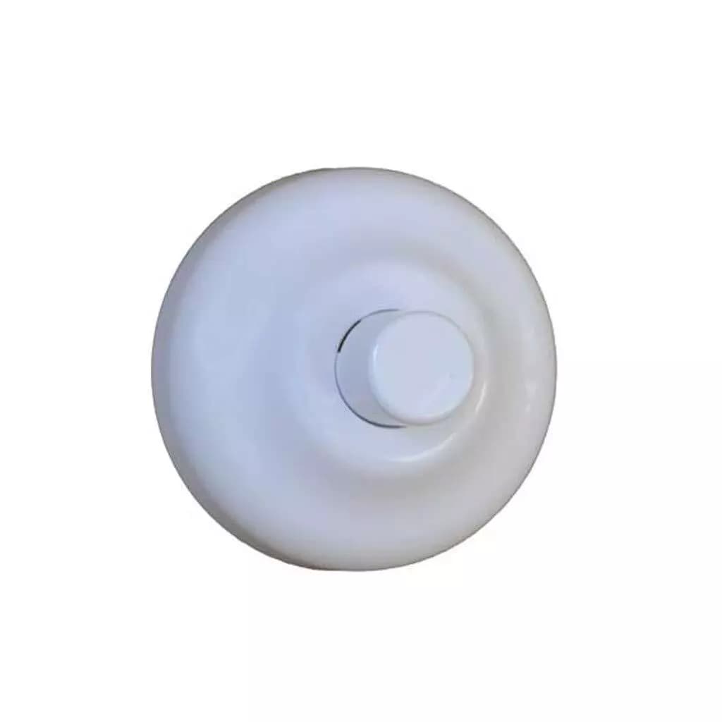 Rosone Filettato e Pulsante Bianco Ricambio 80007530 Pucci - 2