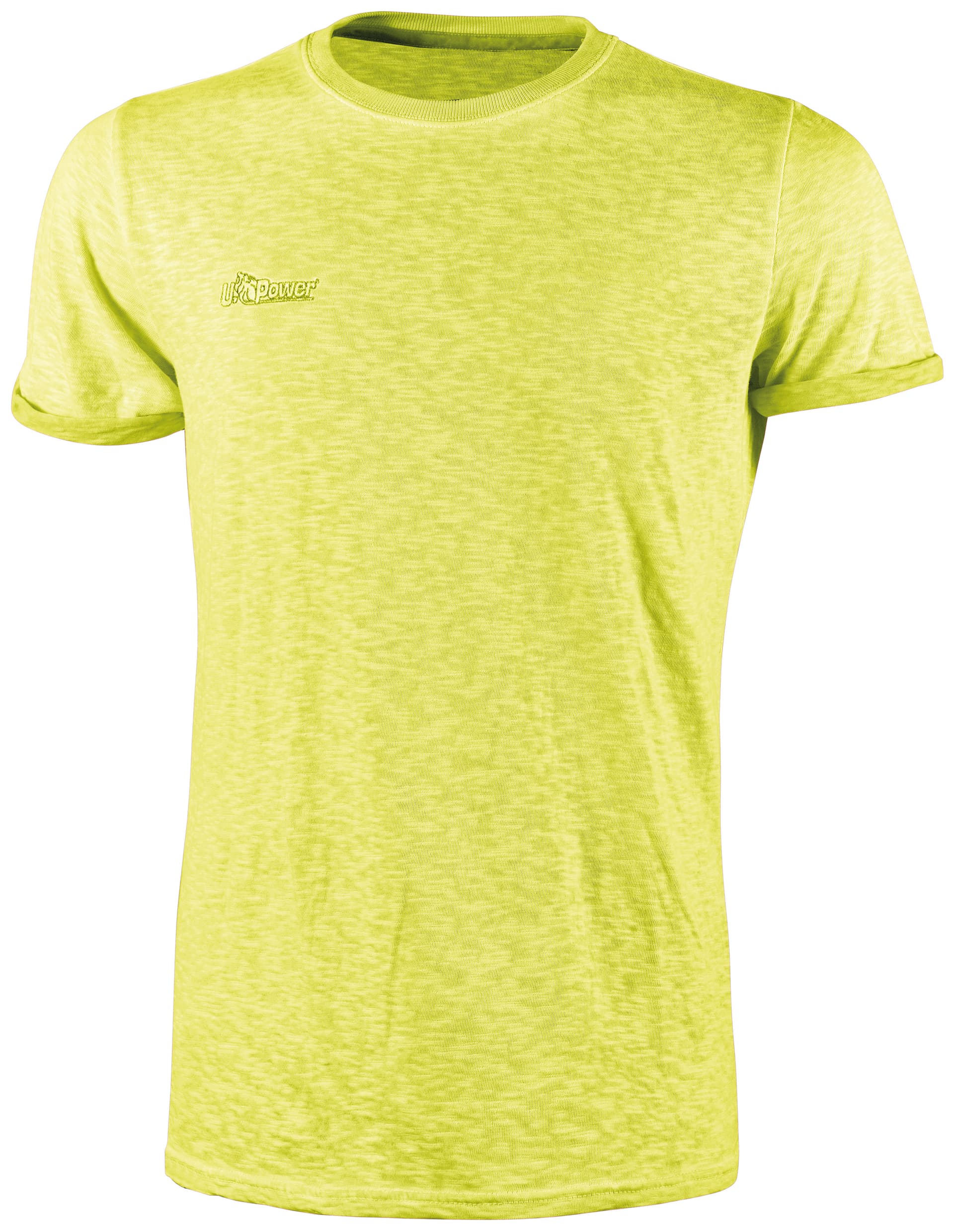 T Shirt Fluo Colore Giallo Fluo Misura XL U Power - 2