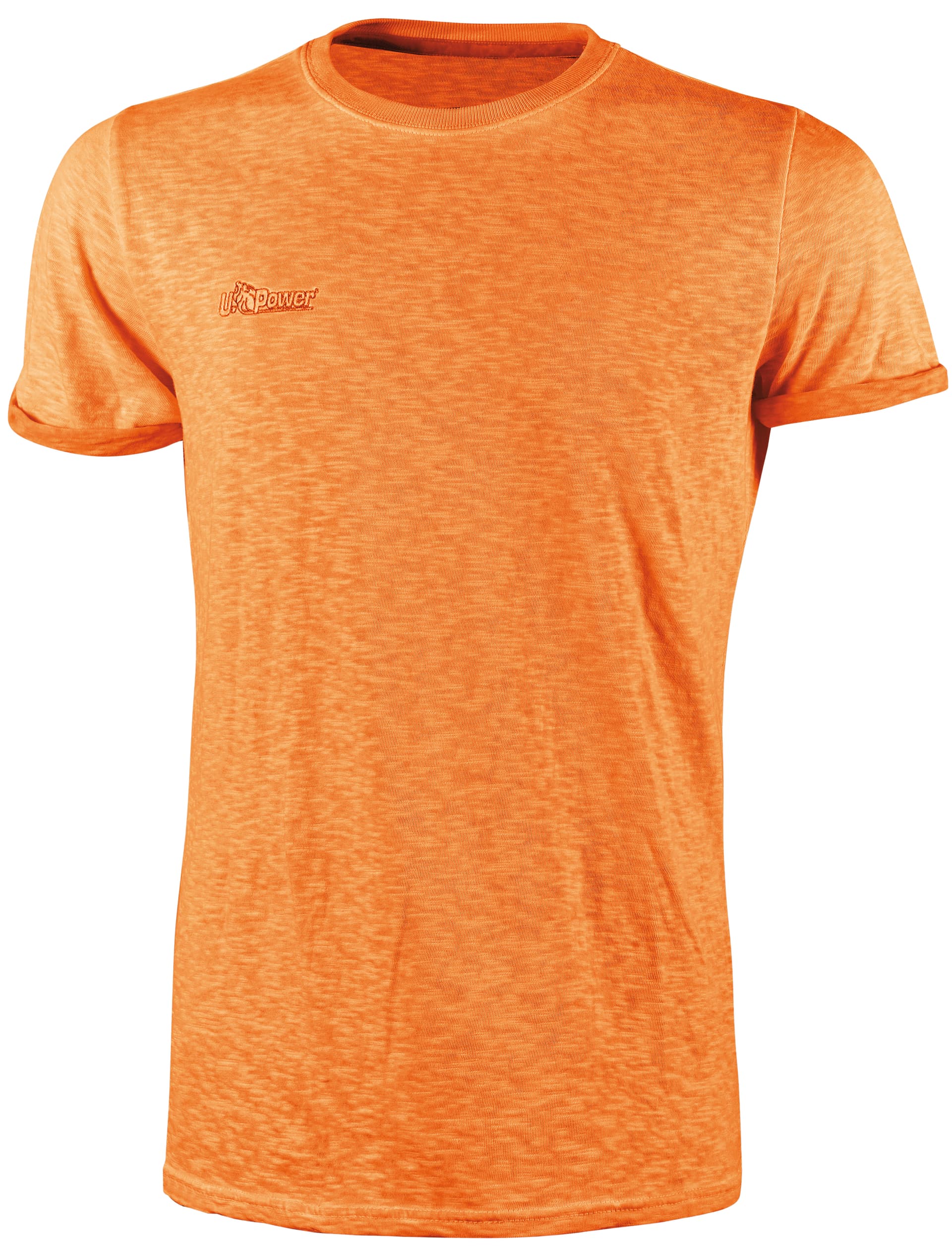 T Shirt Fluo Colore Arancio Fluo Misura XL U Power - 2
