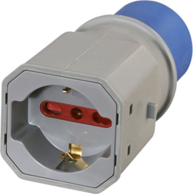 Adattatore Industriale 16A 220V Bip Schu IP44 Fig. 8 Electraline 3PMARK