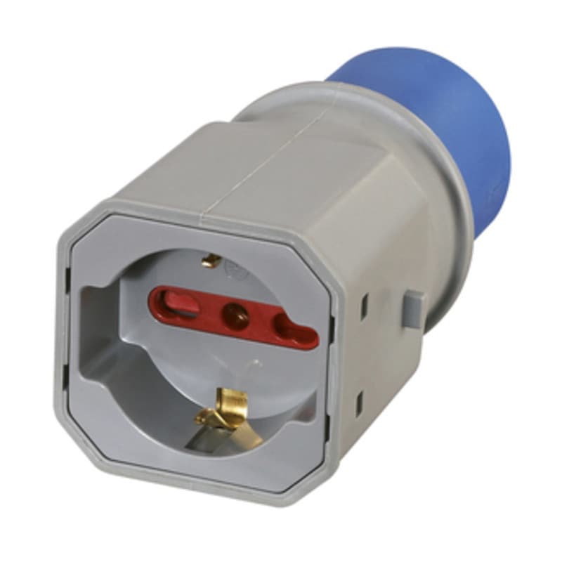 Adattatore Industriale 16A 220V Bip Schu IP44 Fig. 8 Electraline 3PMARK - 2