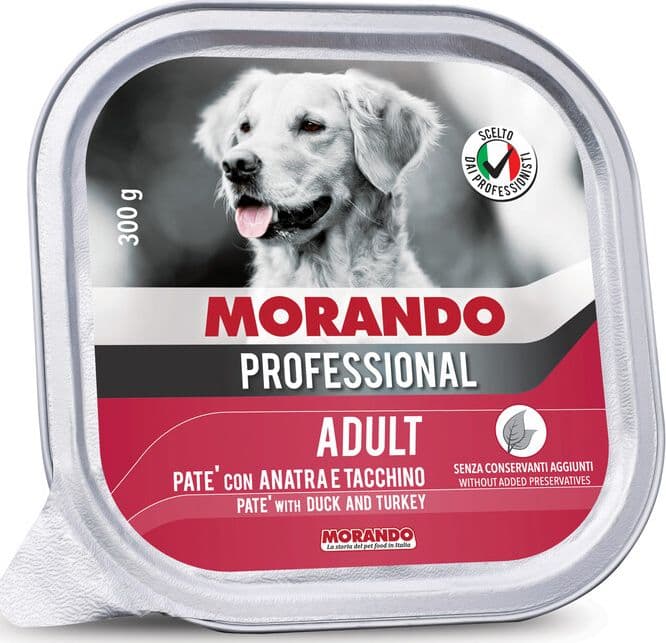 Cibo Cane Morando Vsc 300 g Pate Anatra Tacch 18 Pezzi - 2
