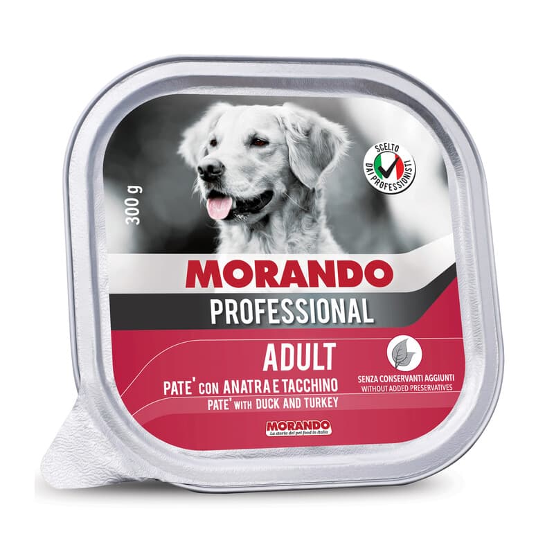 Cibo Cane Morando Vsc 300 g Pate Anatra Tacch 18 Pezzi - 2