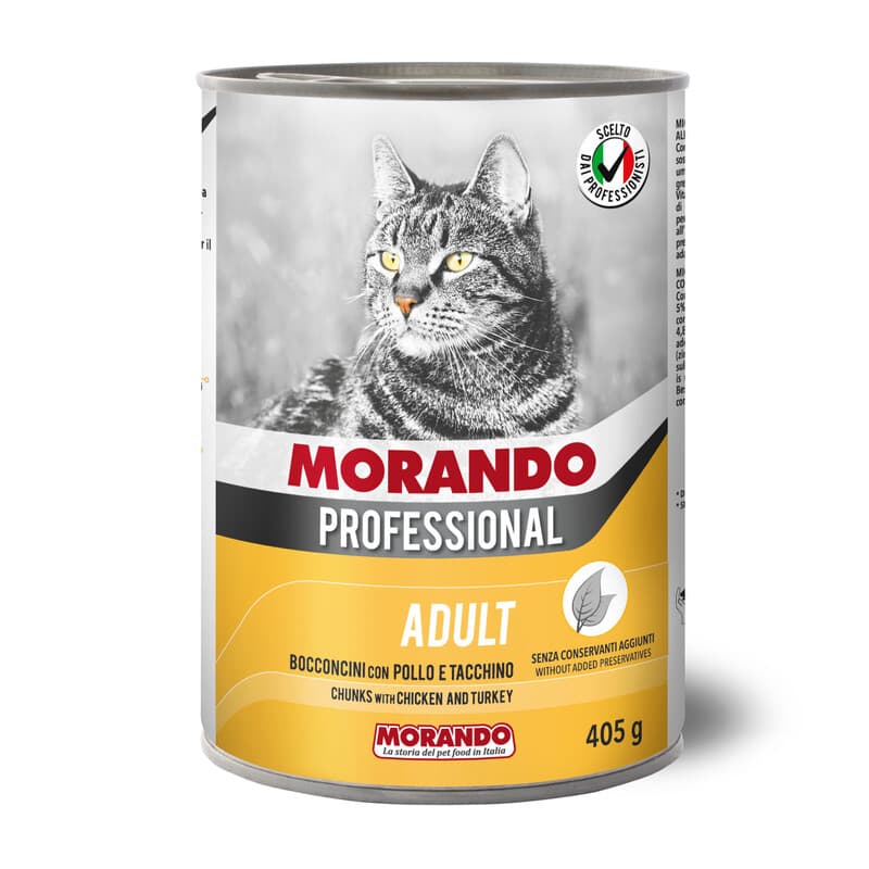 Cibo Gatto Morando Latt 405 g Bocconc Pol Tacch 24 Pezzi - 2