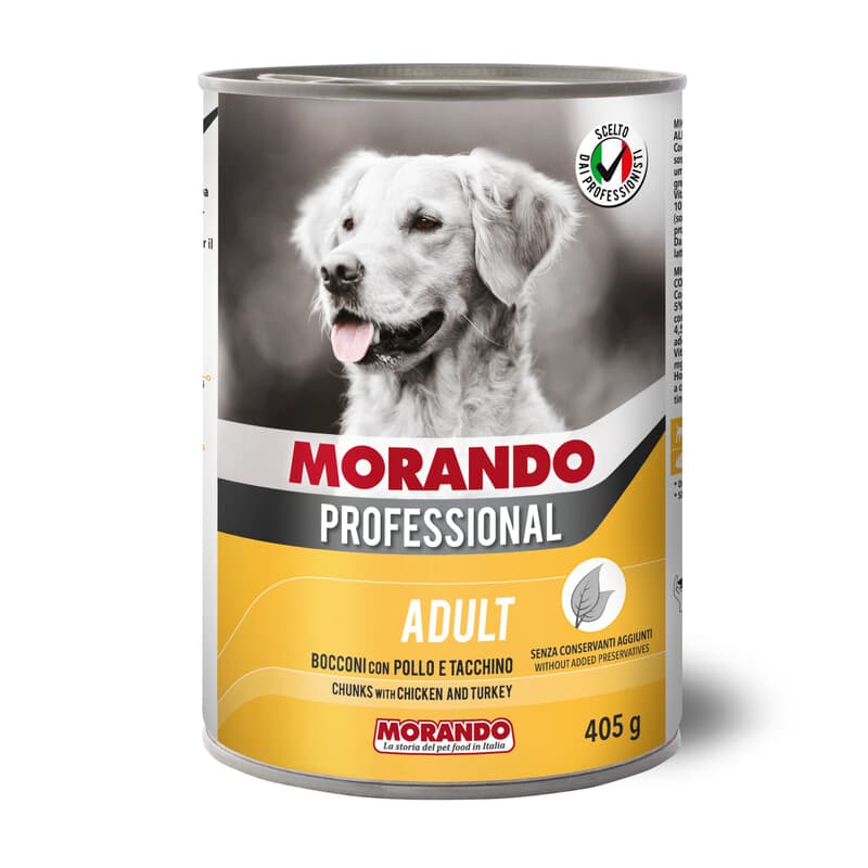 Cibo Cane Morando Latt 405 g Bocconi Pol Tacch 24 Pezzi - 2