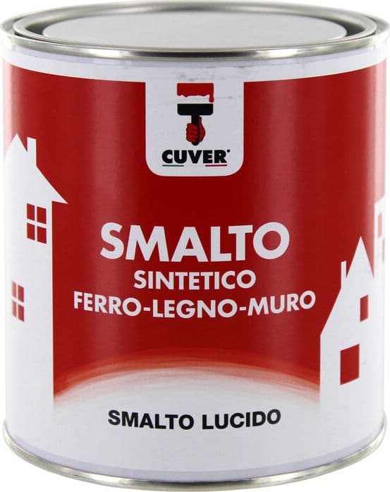 Smalto Cuver 0,750 l Rosso Fuoco N.27 Colorificio I.co.ri.p 6 Pezzi - 2