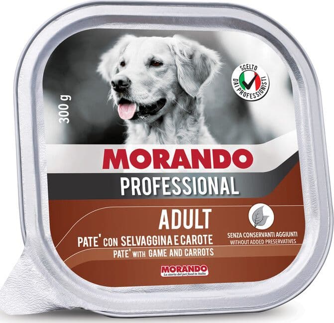 Cibo Cane Morando Vsc 300 g Pate Selvagg Carote 18 Pezzi - 2
