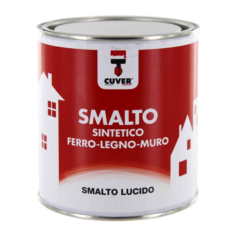 Smalto Cuver 0,750 l Nero N.42 Colorificio I.co.ri.p 6 Pezzi - 2