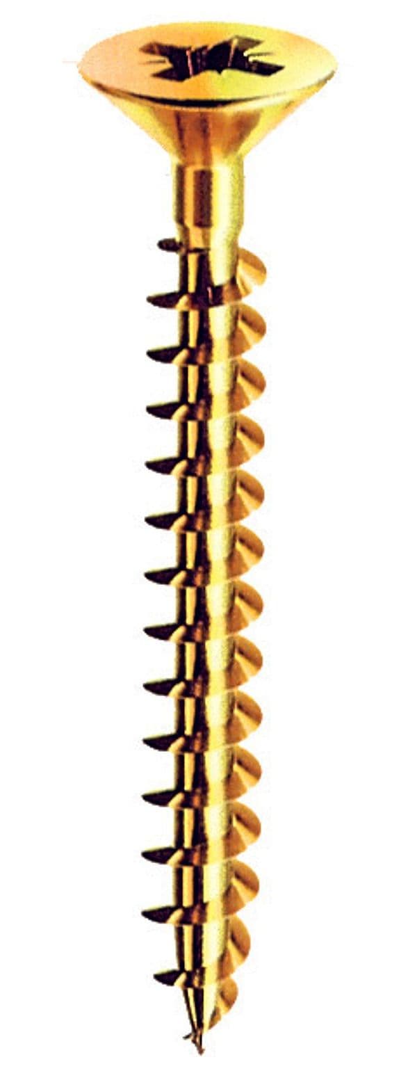 Sc Viti per Legno Ottonate Tp 3 x 30 PZ.50)* Mustad 5 Pezzi
