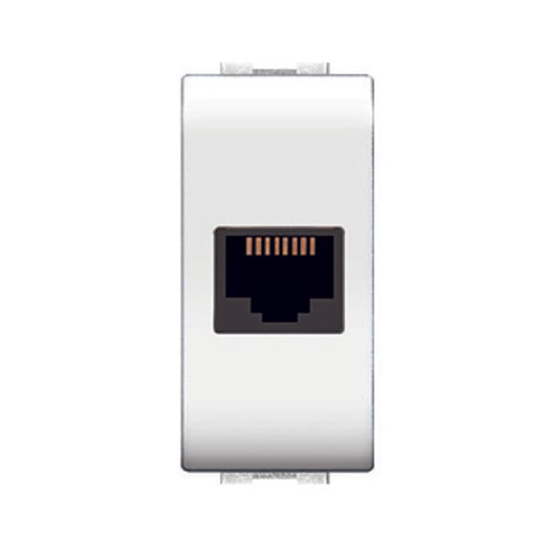 Presa Telefonica RJ11 Plug 6 x 4A Bianco Life 4084 Wh 12 Pezzi - 2