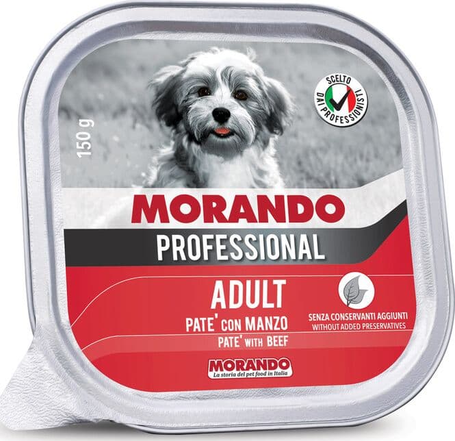 Cibo Cane Morando Vsc 150 g Pate Manzo 22 Pezzi - 2