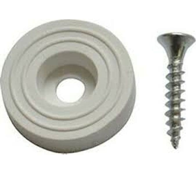 Vite Bianco 22 mm Conf * Plastimetal 25 Confezione Sottosedia con 8 Pezzi - 2