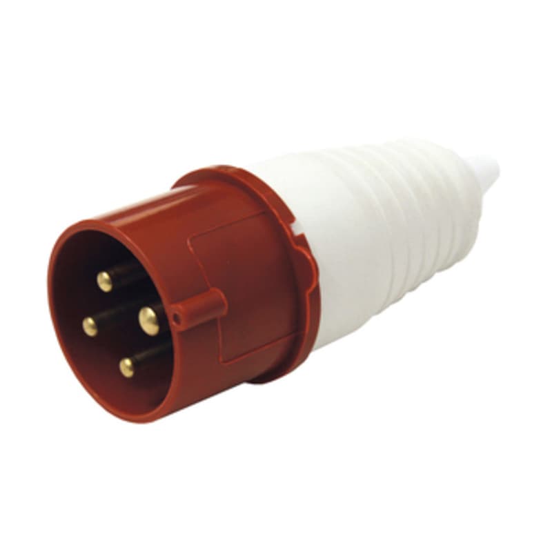 Spina Industriale 16A 3P e T 380V IP44 FIG.2 Electraline 3PMARK 10 Pezzi - 2