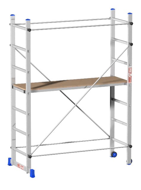 Trabattello Alluminio Superminio 80 x 158XH210 Cm - 2