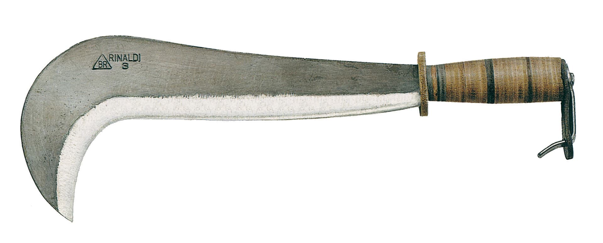 Roncola Rinaldi con Man Cuoio e Protez 45 cm 104 x 3 - 2
