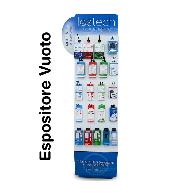 Lostech Espositore Monofacciale 45 x 18XH170 Cm - 2