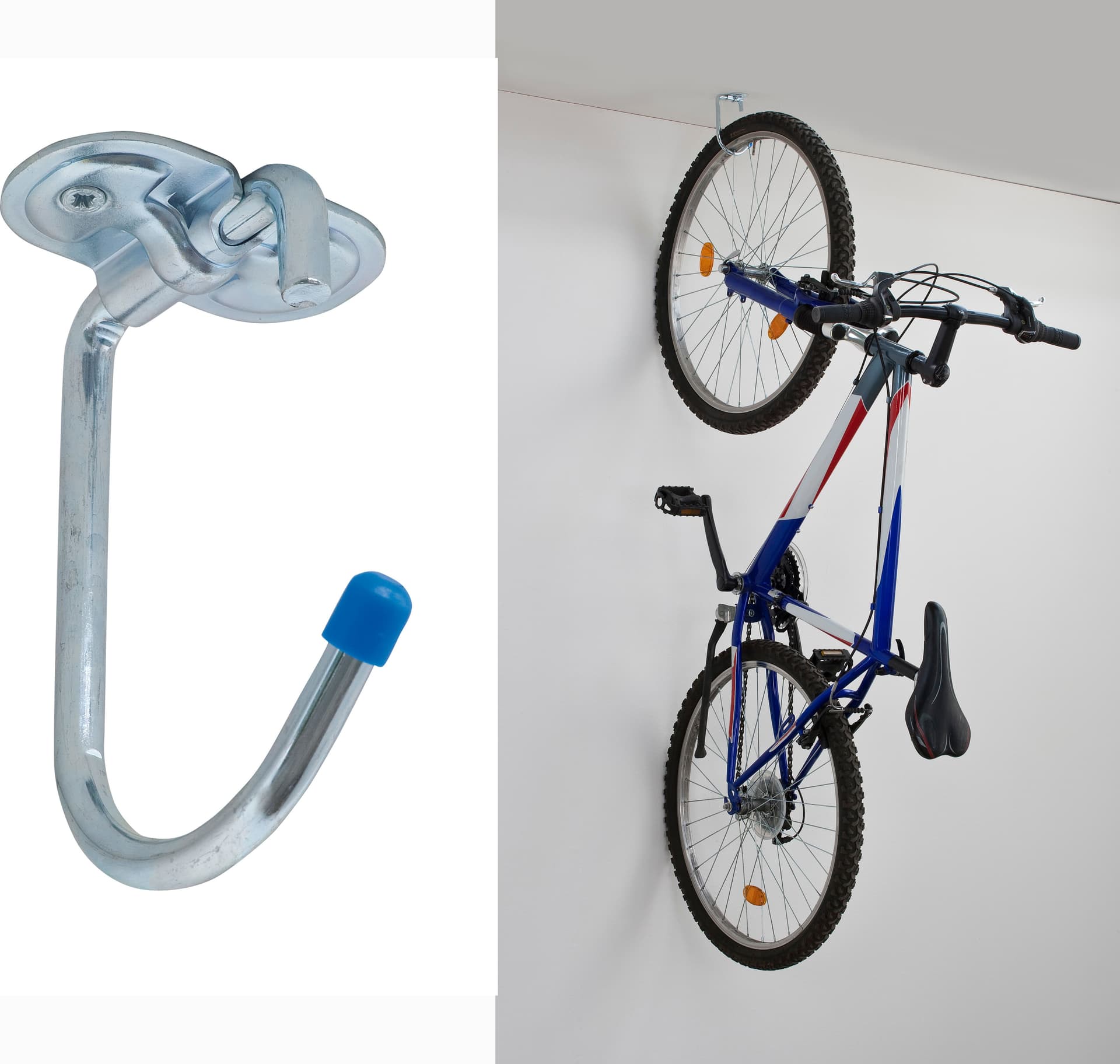 Gancio Zincato 4120 per Biciclette 130 mm Aldeghi Luigi Spa 10 Pezzi - 2