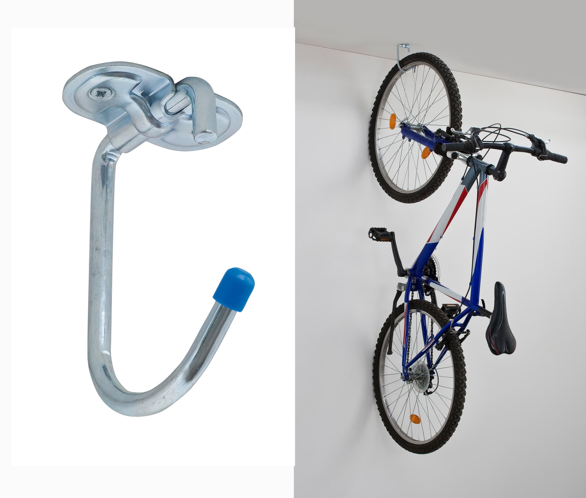Gancio Zincato 4120 per Biciclette 130 mm Aldeghi Luigi Spa 10 Pezzi - 2