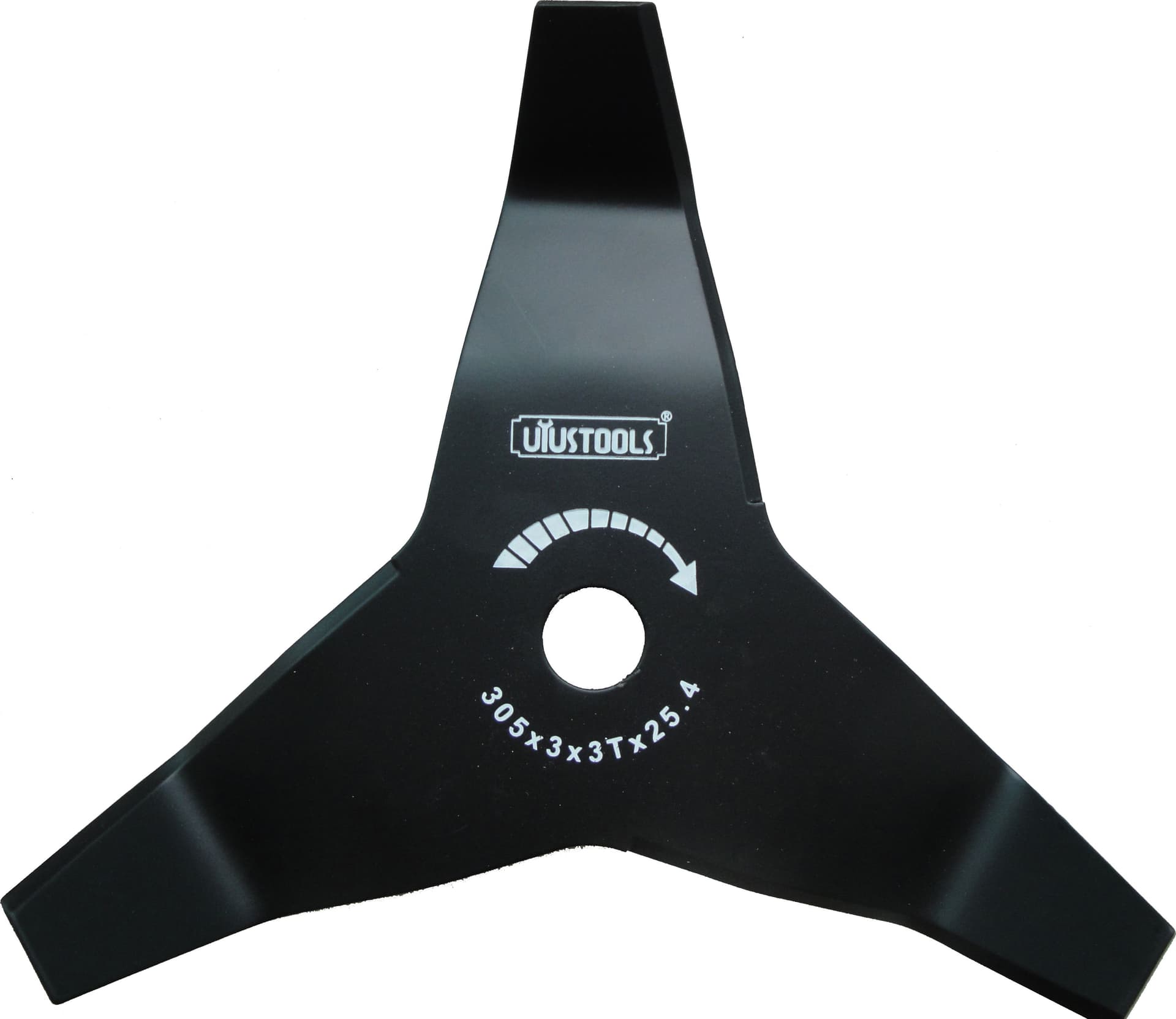 Disco per Decespugliatore 3 Denti con Alette 305 x 4,0 mm - 2