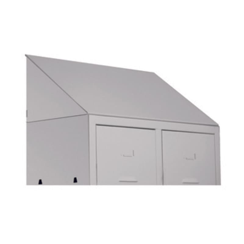 Tetto Inclinato per Spogliatoio 2 Posti 68,5 x 34 cm - 2