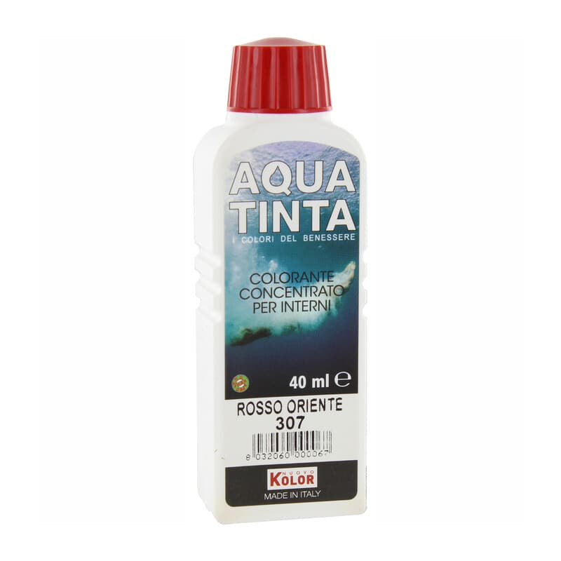 Aquatinta per Interni 40 ml Rosso Oriente 307 10 Pezzi - 2