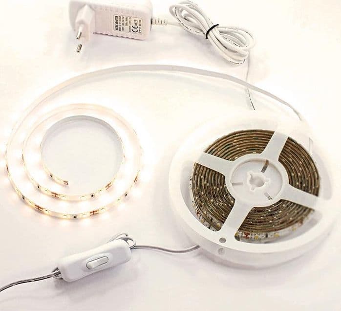 Kit Strip LED 7,2W 3 m IP54 Calda - 2