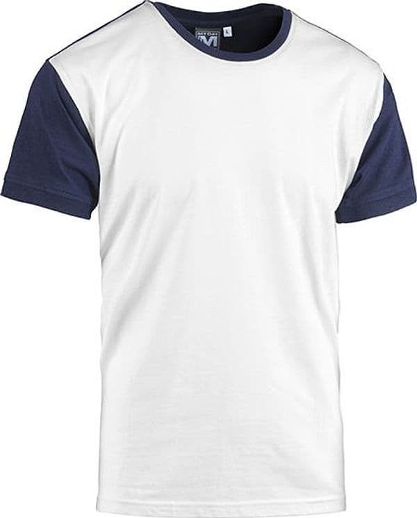 Shirt College Bianco Blu Navy Mis. Xl 10 Pezzi - 2