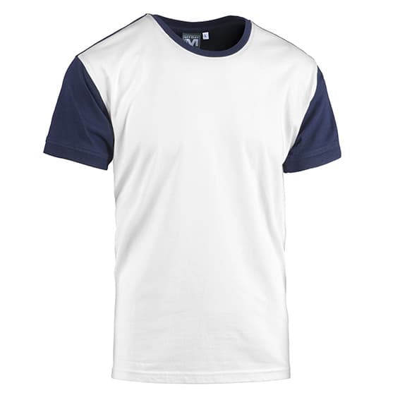 Shirt College Bianco Blu Navy Mis. Xl 10 Pezzi - 2