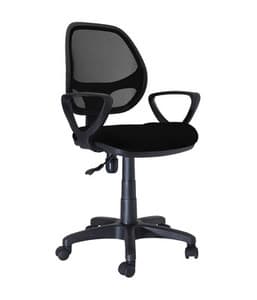 Poltrona Direzionale Forata New Manager Nero - 2