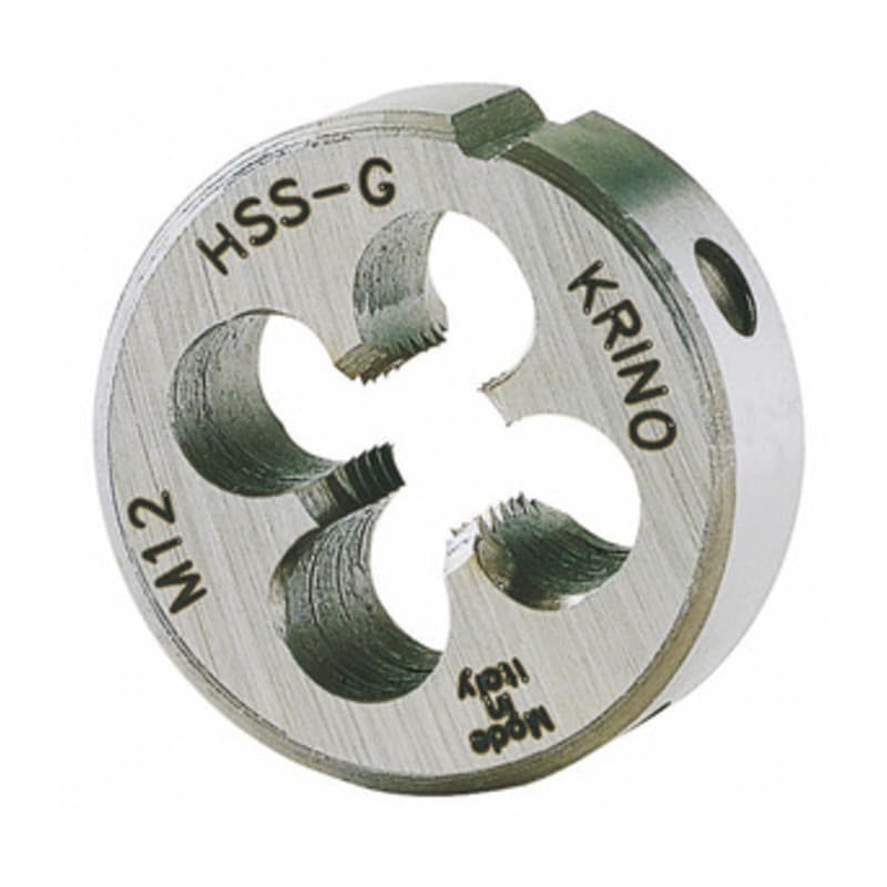 Filiera Tonda HSS M12 Passo 1,75 Ø 38 mm Krino - 2