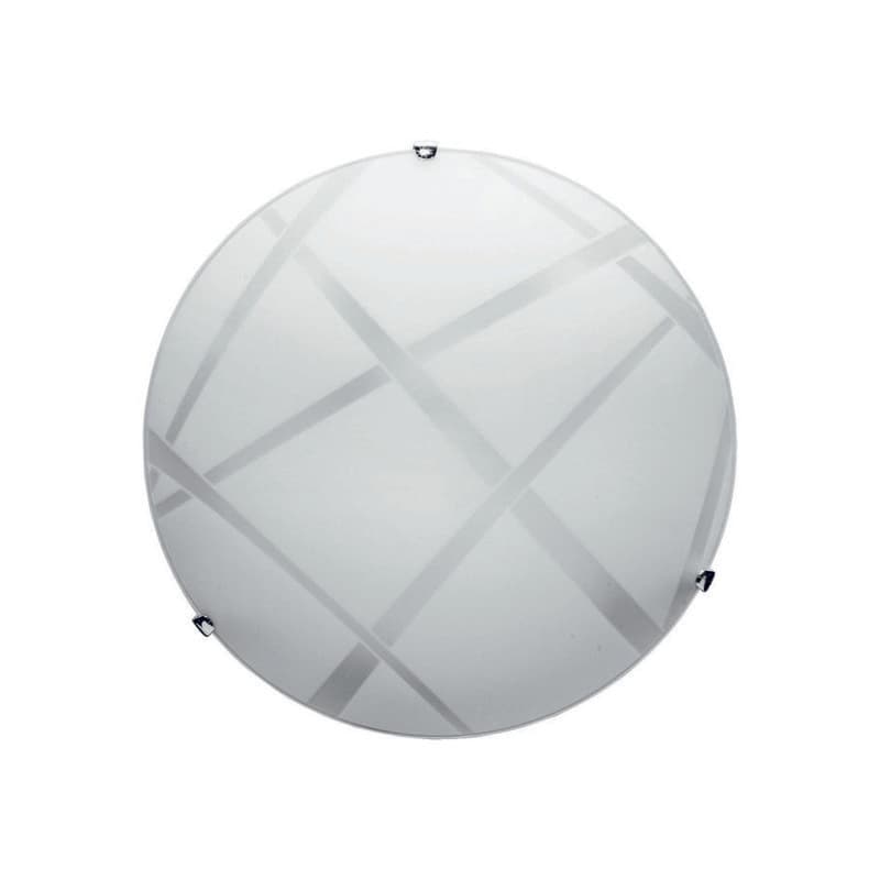 Plafoniera Dario D 40 cm 2 Luci E27 Cromo B Co 5 Pezzi - 2
