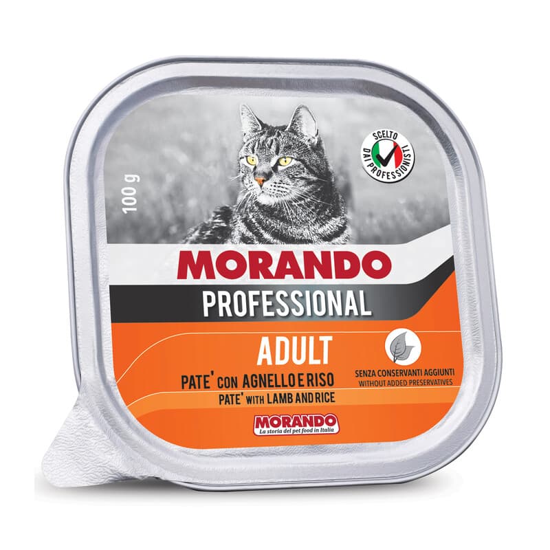Cibo Gatto Morando Vsc 100 g Agnello e Riso 32 Pezzi - 2