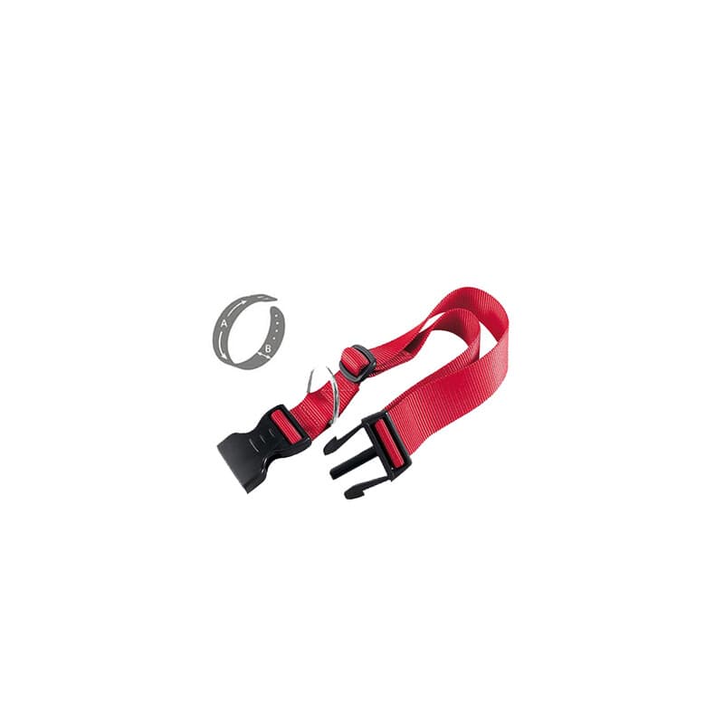 Collare Reg. in Nylon Rosso MM.20 x 35 x 55 Zoov - 2
