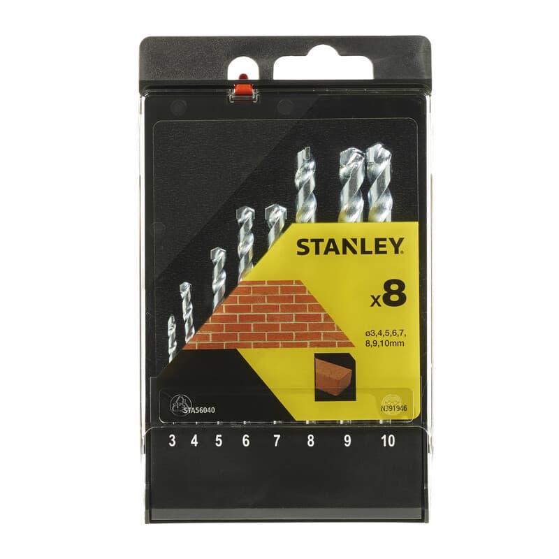 Piranha Stanley STA56040 X56040 Cassetta 8 Punte Zincate - 2