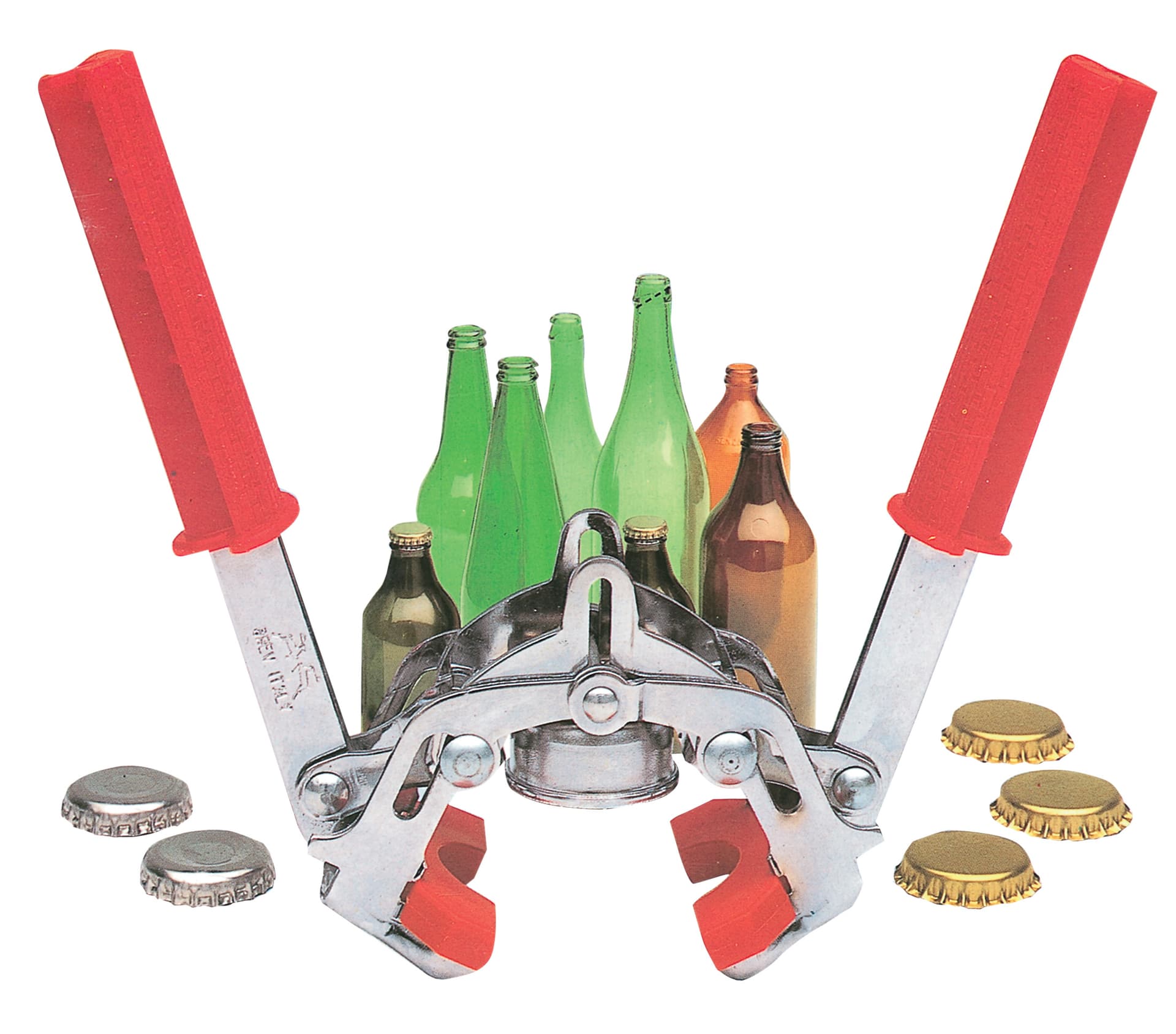 Turabottiglie a 2 Mani Tappi Corona D 26 mm - 2