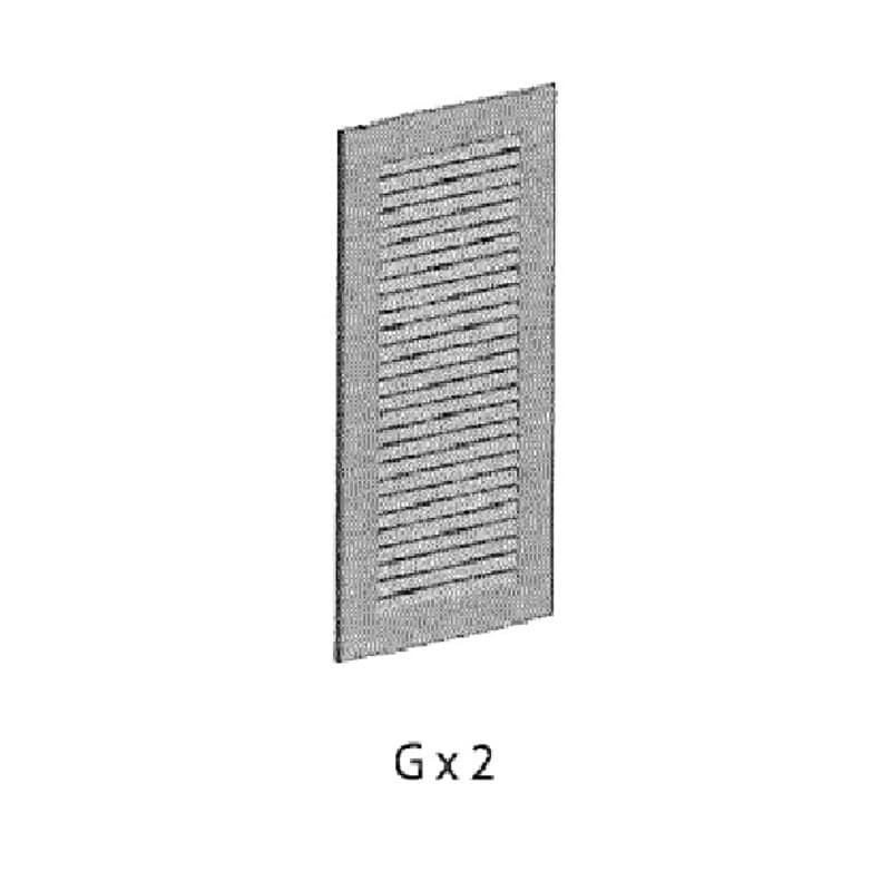 Ricambio Anta GX2 per Pattumiera 2 Ante 68 x 37 x 90 cm Art Plast - 2