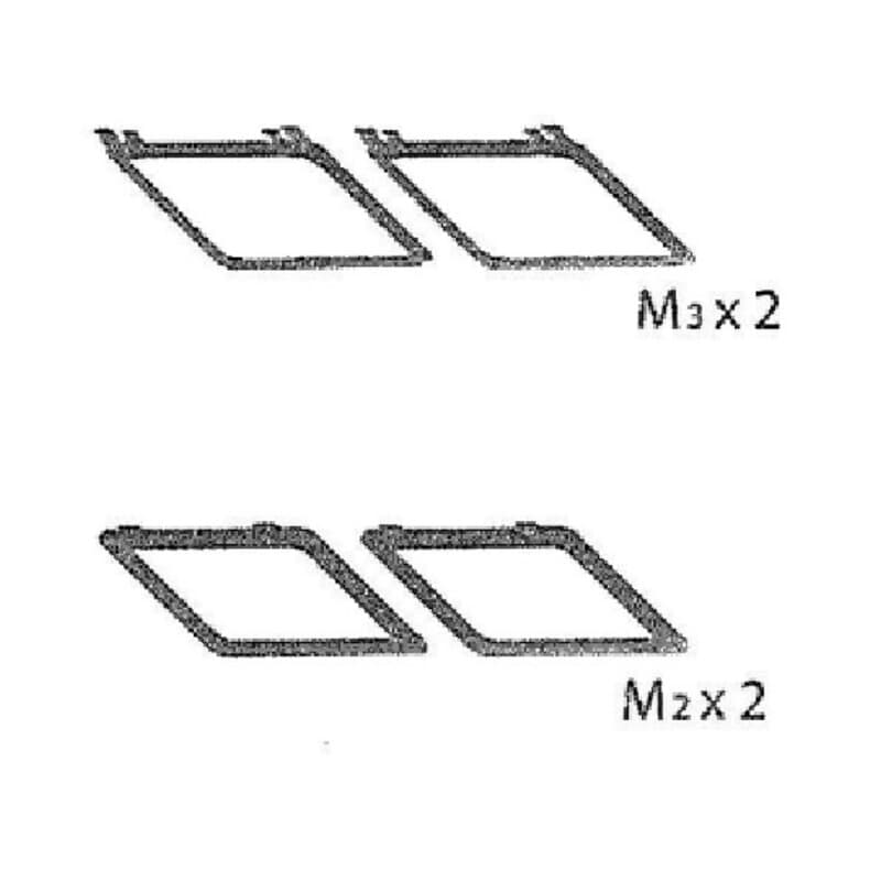 Cornice M2 e M3 x Pattumiera 2 Ante 68 x 37 x 90 cm Art Plast - 2
