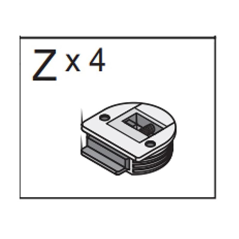 Meccanismo Z x 4 x Kit Armadio 2ASC 120 x 50 x 200 cm Ro Bia - 2