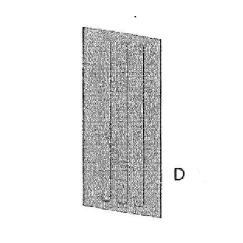Ricambio Fianco DX2 per Pattumiera 2 Ante 68 x 37 x 90 cm Art Plast - 2