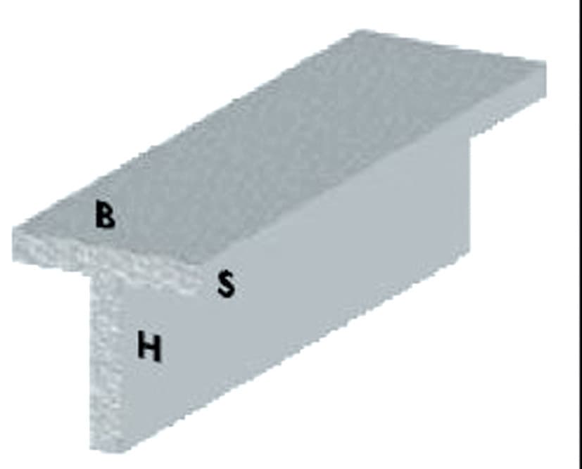 Profilo Argento H 100 cm T 15 x 15 x 1,5 mm* Arcansas 5 Pezzi - 2