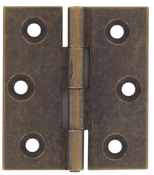 Cerniera Fresata Piana Ottone Bro 50 x 40 mm Mariva 6,0 Blister Bl 2 Pezzi - 2