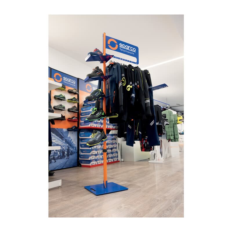 Sparco Espositore Totem Cm 40 x 201H SM3000213 e Grucce - 2