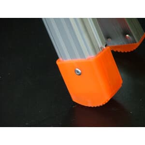 Tacco Esterno Scala Alluminio Multiuso Arancio - 2