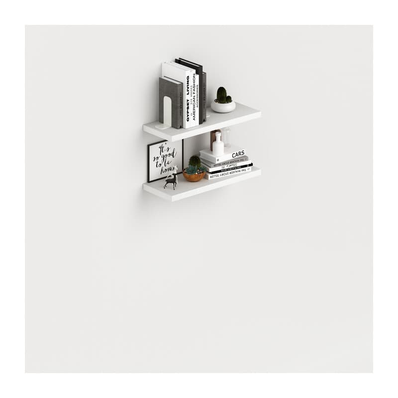 Laundry Coppia Mensole 60 x 23 cm Bianco Frass – Idroweb
